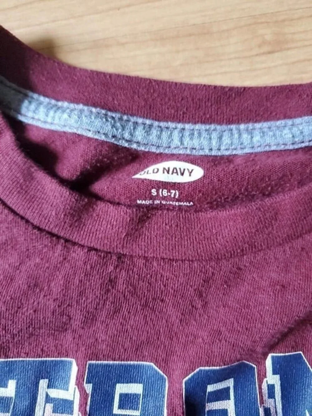 Boy's Old Navy red long sleeve t-shirt 